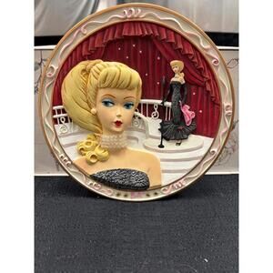 Barbie 3-D Solo In The Spotlight Bradford 8" Plate Excellent 10/20/1996 #389A